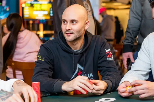 Marcos Galimberti acumulou um belo stack (foto: Jacson Barcello)
