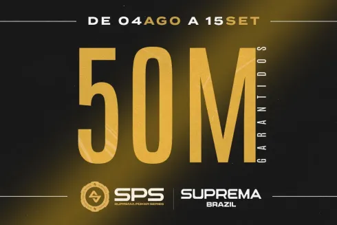 A Suprema Poker Series vem com tudo
