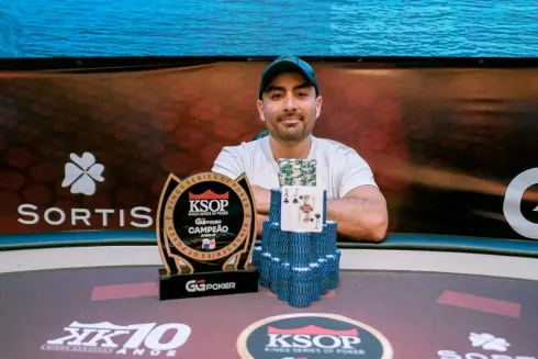 Rafael Pardo, campeão do Warm Up do KSOP GGPoker Panamá
