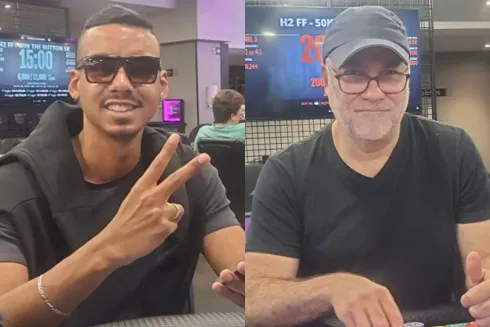 Guilherme "Xará" e Fabio Alcântara disputaram a mão insana
