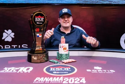 Brent Sheirbon, campeão do Main Event do KSOP GGPoker Panamá
