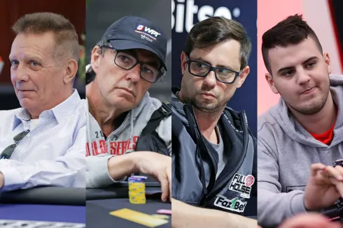 Marco Cheida, Silvio Feiber, Dieferson Montrezol e Bruno Gazotto puxaram vagas para o BSOP Winter Millions
