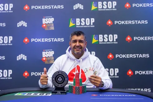 Reginaldo Moraes, campeão do HORSE do BSOP Winter Millions
