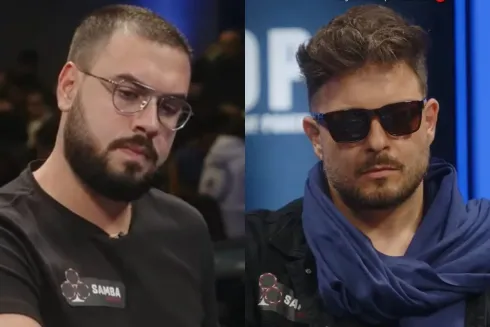 Lucas Rocha e Fabiano Kovalski duelaram no Super High Rollers
