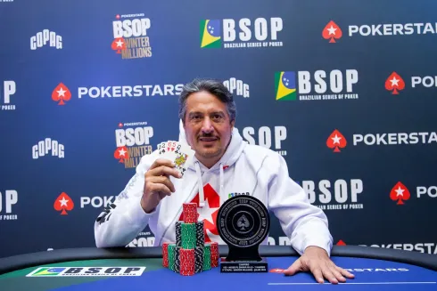 Igor "Federal", campeão do Mixed PL Omaha Hi/Lo do BSOP Winter Millions
