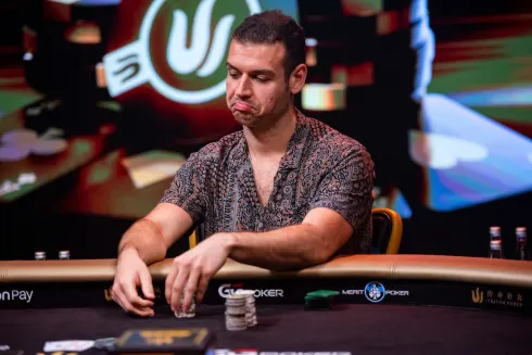 Michael Addamo acertou mais uma leitura (Foto: Triton Poker)
