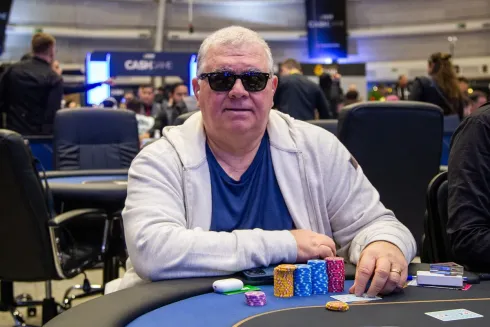 José Geleilate teve um ótimo Dia 1 no 2-Day High Roller PKO
