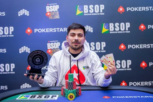 Christopher Gutiérrez, campeão do 6-Handed PKO do BSOP Winter Millions
