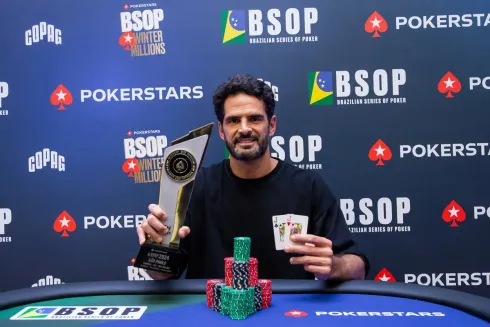 Thiago Camilo, campeão do High Roller do BSOP Winter Millions
