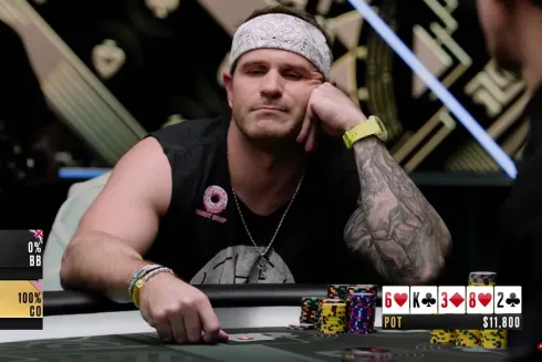 Dave Krosky teve uma atitude pouco inteligente no Big Game (Foto: Reprodução/YouTube @PokerStars)
