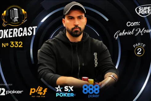 Gabriel Moura retornou ao Pokercast 332
