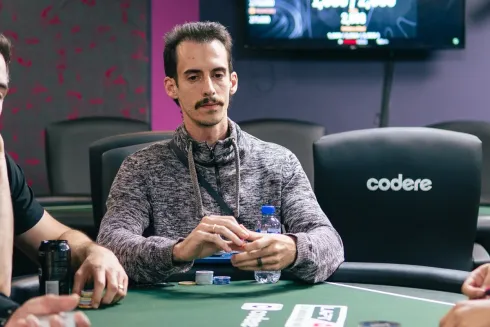 Pascal Hartmann aproveitou a viagem para jogar no LAPT
