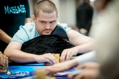 Patrick Brooks faturou um pacote para o BSOP/LAPT Rio de Janeiro (Foto: Merit Poker)
