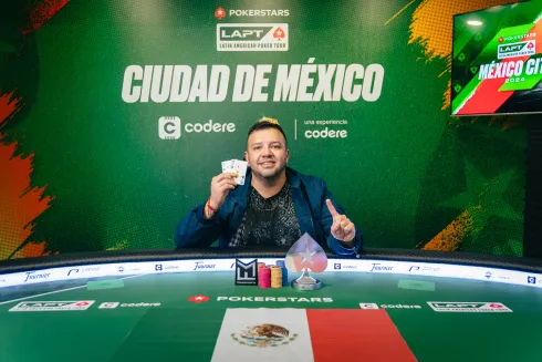 Cesar Reynoso está jogando pela primeira vez uma etapa do LAPT
