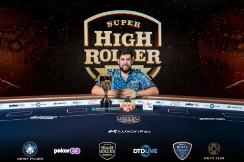 Maher Nouira faturou seu primeiro título no circuito do PokerGO (Foto: PokerGO)
