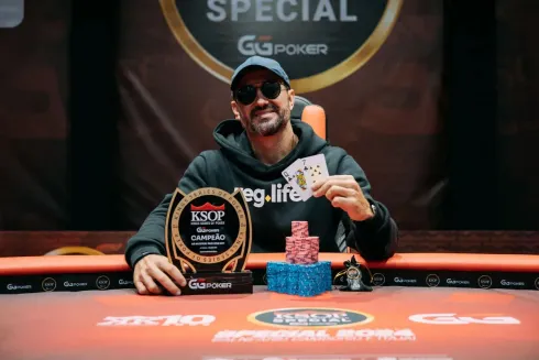 Cristian Aquino forrou com título no KSOP GGPoker Special
