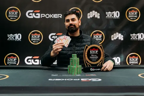 Axel Rodrigo, campeão do PLO Choice 4/5 PKO do KSOP GGPoker Special
