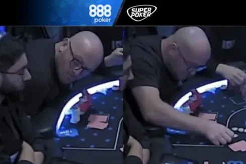 David Gee não conseguiu foldar e perdeu o pote no torneio do 888poker
