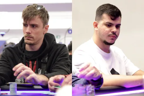 Fernando Valverde e Rodrigo Cardoso buscarão o troféu nesta segunda (foto: Danny Maxwell/PokerStars)
