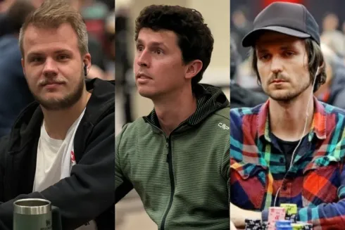 Julio Steffen, Bruno Volkmann e João Mathias avançaram de fase no GGPoker
