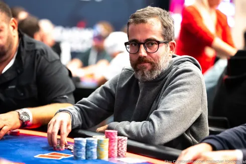 Braulio Bianchetti avançou com o nono maior stack do dia
