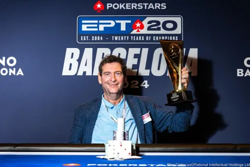 Berthold Winz, campeão do Estrellas High Roller do EPT Barcelona
