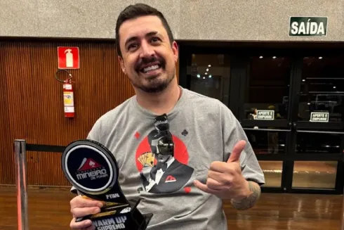 Rodrigo Kbça, campeão do Warm-Up Supremo do CMP
