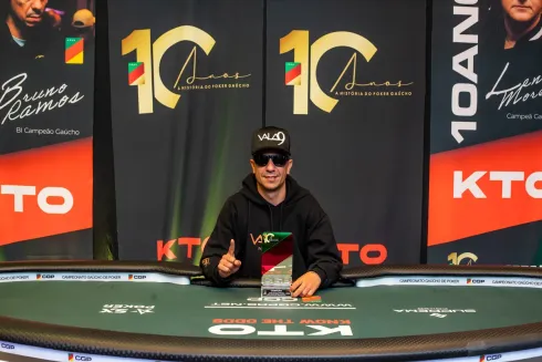 Bruno Ramos, campeão do PLO5 Turbo KO do CGP Capital
