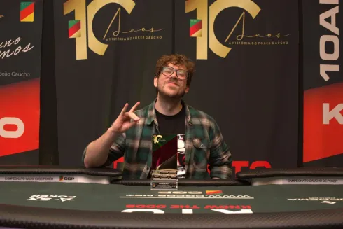 Henrique Di Salvo, campeão do High Roller PKO do CGP Capital
