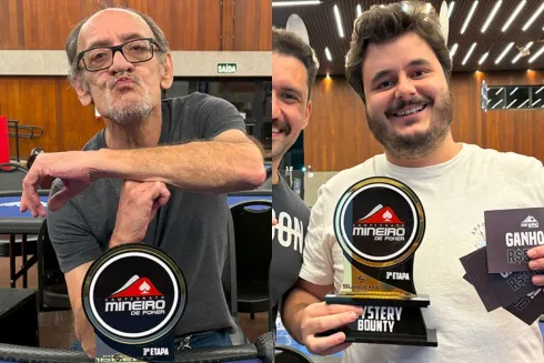 Egídio Neto e Eduardo Bueno levaram os troféus para casa
