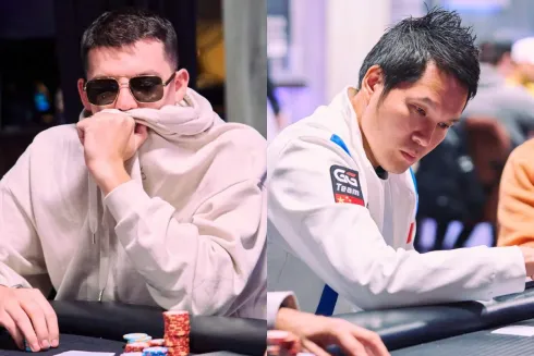 Jesse Lonis levou a pior contra Ren Lin (Foto: PokerGO)
