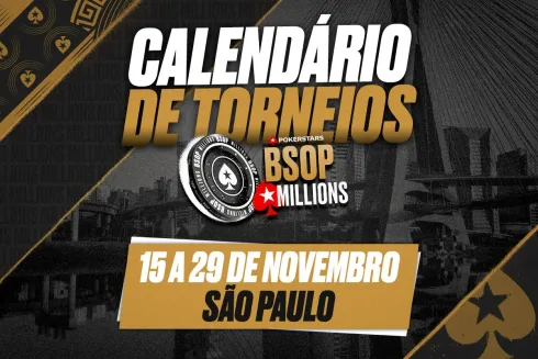 O BSOP Millions acontece de 15 a 29 de novembro em São Paulo
