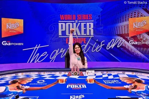 Vivian Saliba, campeã do Evento #4 da WSOP Europa (Foto: PokerNews)
