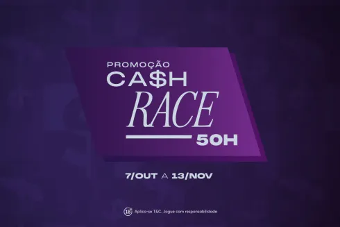 A Ca$h Race dará a forra no cash game do clube
