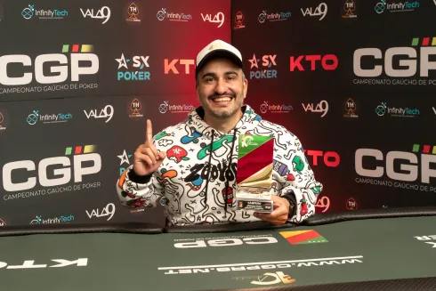 Clóvis Homero, campeão do Mega Stack One Day do CGP Gramado
