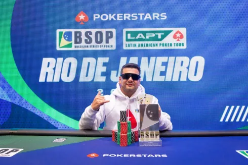 Pedro Maia – Campeão do Start-Up Mystery KO do BSOP Rio
