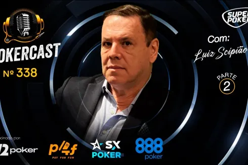 Luiz Scipião retornou ao Pokercast no episódio 338
