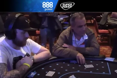 888LIVE Coventry teve um all in triplo marcante (Foto: Reprodução/YouTube @888poker)
