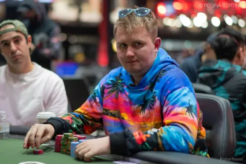 Vladimir Minko vai começar a finalíssima na ponta (Foto: WSOP)
