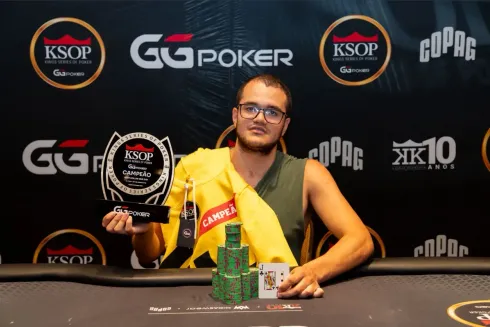 Carlos Serrano, campeão do HR One Day do KSOP GGPoker Premium
