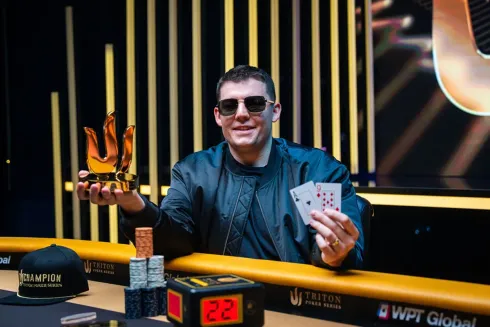 Jesse Lonis, campeão do Evento #9 da Triton Monte Carlo (Foto: Triton Poker)
