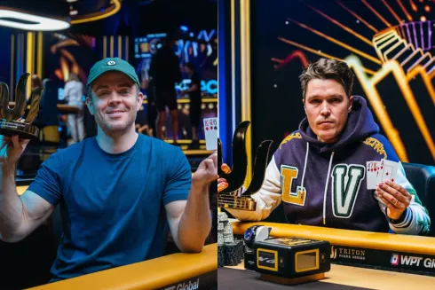 Ben Tollerene e Eelis Parssinen levaram os troféus para casa (Foto: Joe Giron/TritonPoker)
