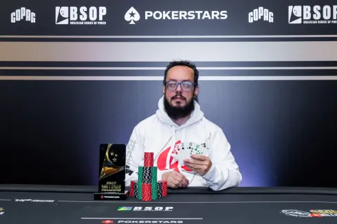 Geraldo César, campeão do 8-Game do BSOP Millions
