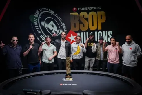 Mesa final do BSOP Millions Championship
