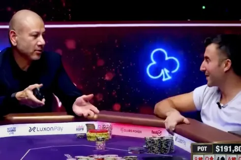 Rob Yong se explicou para Ryan Feldman (Foto: Reprodução/YouTube @HustlerCasinoLive)
