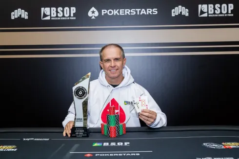 Gualter Salles – Campeão do 2-Day High Roller do BSOP Millions
