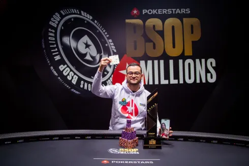 Julian Pineda, campeão do The Challenge do BSOP Millions
