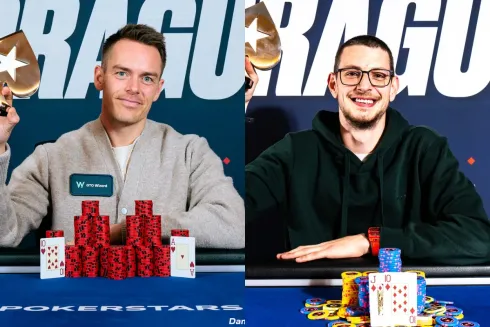 Espen Jorstad e Thomas Santerne levantaram a espada de campeão no EPT Praga
