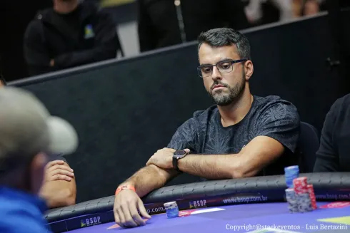 "AlexPerez77" e Matheus Freitas (foto) representaram no Sunday Million
