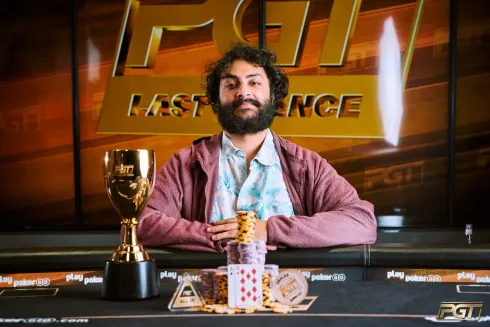 Martin Zamani, campeão do Evento #5 do PGT Last Chance (Foto: PokerGO)
